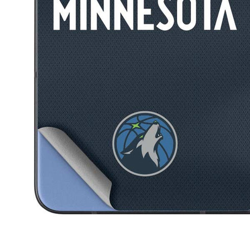 NBA Minnesota Timberwolves Jersey Galaxy Z Fold5 5G Skin