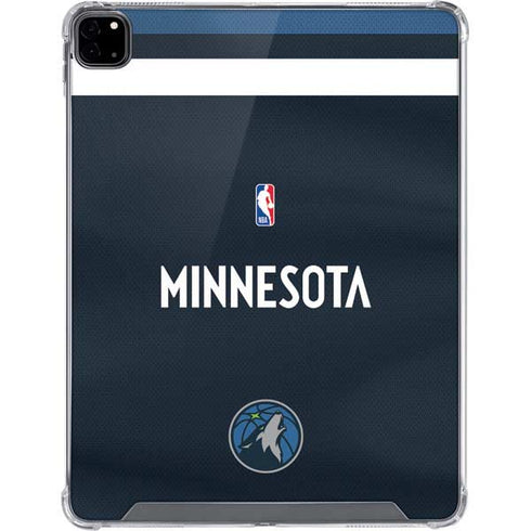NBA Minnesota Timberwolves Jersey iPad Pro 12.9in (2020) Clear Case