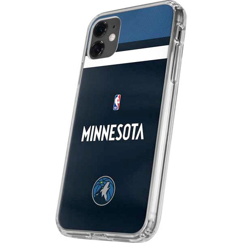 NBA Minnesota Timberwolves Jersey iPhone 11 Clear Case