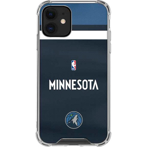 NBA Minnesota Timberwolves Jersey iPhone 12 Mini Clear Case