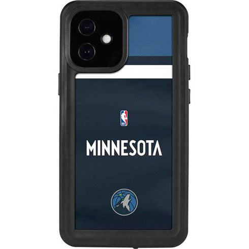 NBA Minnesota Timberwolves Jersey iPhone 12 Mini Waterproof Case