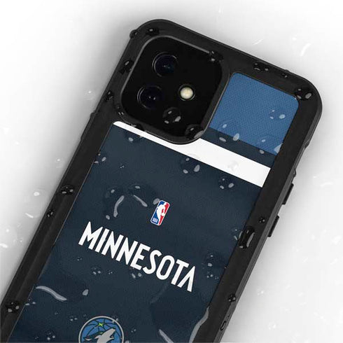 NBA Minnesota Timberwolves Jersey iPhone 12 Mini Waterproof Case