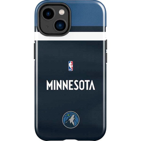 NBA Minnesota Timberwolves Jersey iPhone 14 Plus Impact Case