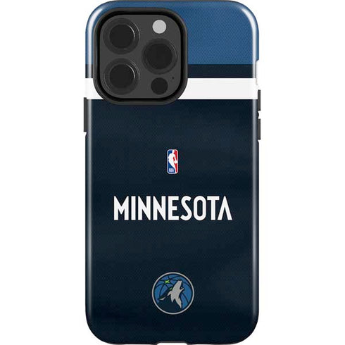 NBA Minnesota Timberwolves Jersey iPhone 14 Pro Impact Case