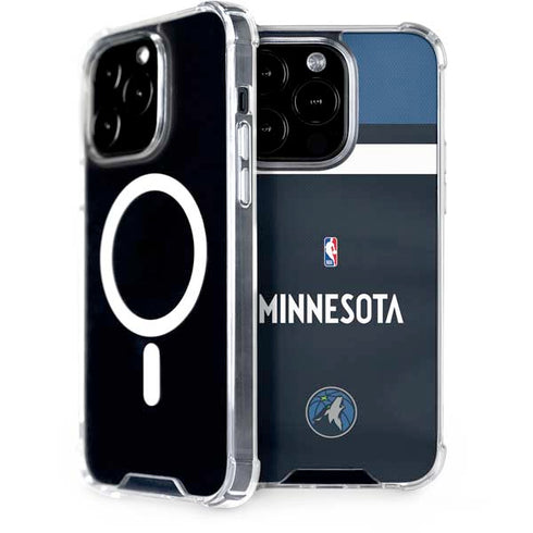 NBA Minnesota Timberwolves Jersey iPhone 14 Pro MagSafe Case