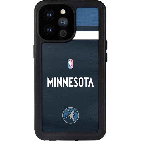 NBA Minnesota Timberwolves Jersey iPhone 14 Pro Max Waterproof Case