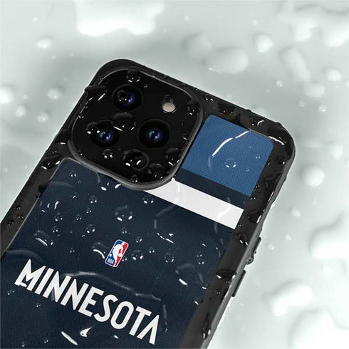 NBA Minnesota Timberwolves Jersey iPhone 14 Pro Max Waterproof Case