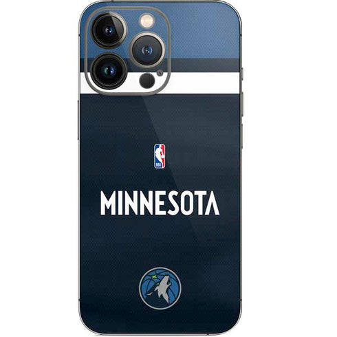 NBA Minnesota Timberwolves Jersey iPhone 14 Pro Skin