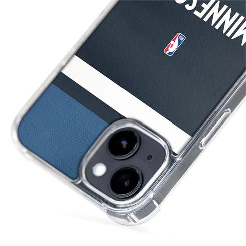 NBA Minnesota Timberwolves Jersey iPhone 15 MagSafe Case