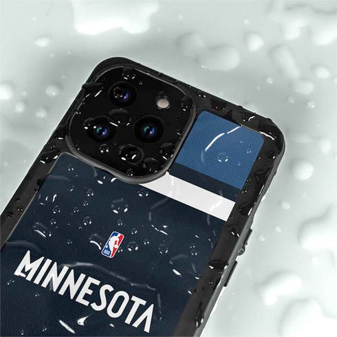 NBA Minnesota Timberwolves Jersey iPhone 15 Pro Waterproof Case