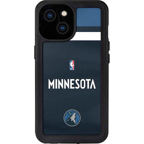 NBA Minnesota Timberwolves Jersey iPhone 15 Waterproof Case