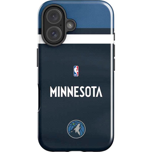 NBA Minnesota Timberwolves Jersey iPhone 16 Impact Case