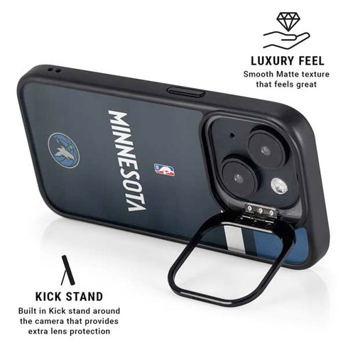 NBA Minnesota Timberwolves Jersey iPhone 16 Kickstand Case