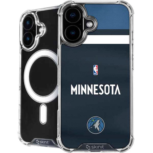 NBA Minnesota Timberwolves Jersey iPhone 16 MagSafe Case