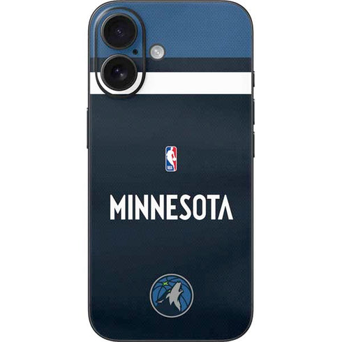 NBA Minnesota Timberwolves Jersey iPhone 16 Skin