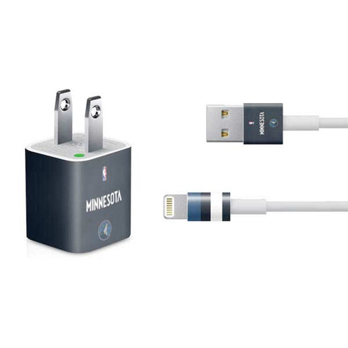 NBA Minnesota Timberwolves Jersey iPhone Charger (5W USB) Skin