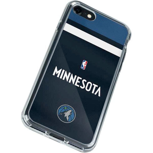 NBA Minnesota Timberwolves Jersey iPhone SE (2nd & 3rd Gen) Clear Case