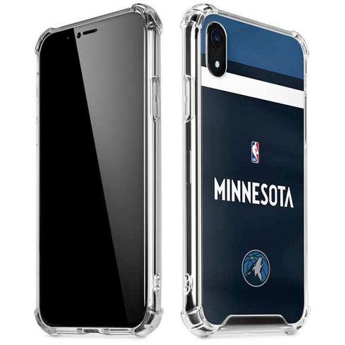 NBA Minnesota Timberwolves Jersey iPhone XR Clear Case