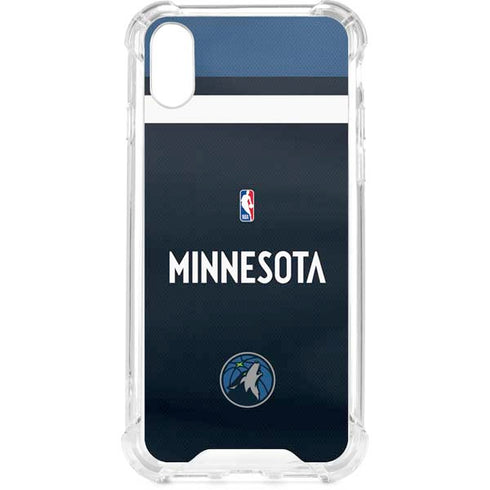 NBA Minnesota Timberwolves Jersey iPhone XS Clear Case