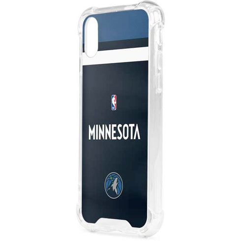 NBA Minnesota Timberwolves Jersey iPhone XS Clear Case