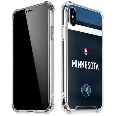 NBA Minnesota Timberwolves Jersey iPhone XS Max Clear Case