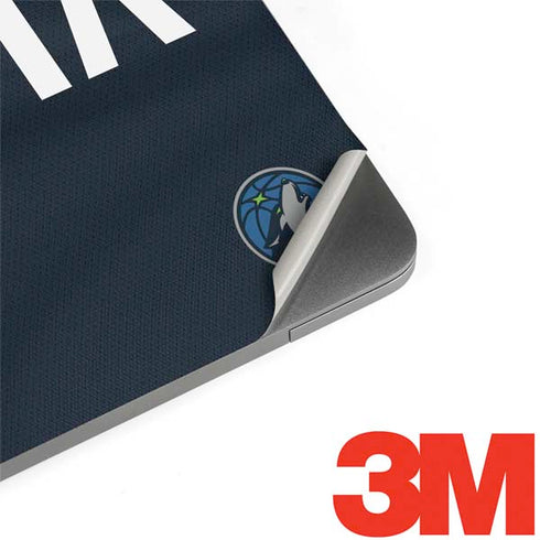 NBA Minnesota Timberwolves Jersey MacBook Skins
