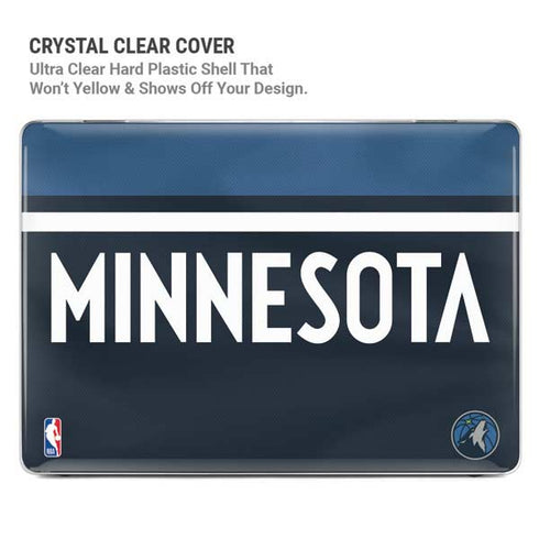 NBA Minnesota Timberwolves Jersey MacBook Pro 15in (2016-19) Case plus Skin