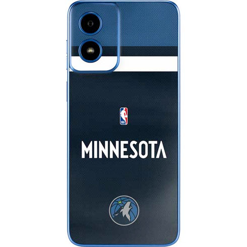 NBA Minnesota Timberwolves Jersey Moto G Play 4G (2024) Skin