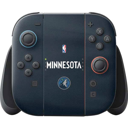 NBA Minnesota Timberwolves Jersey Nintendo Switch 2 (2025) Joy-Con Controller Skin