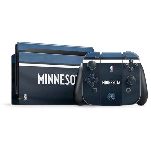 NBA Minnesota Timberwolves Jersey Nintendo Skins