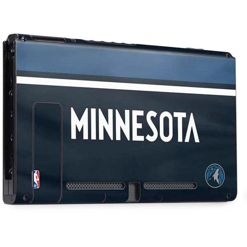 NBA Minnesota Timberwolves Jersey Nintendo Switch Bundle Skin