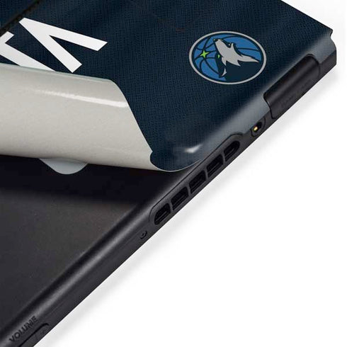 NBA Minnesota Timberwolves Jersey Nintendo Switch Bundle Skin