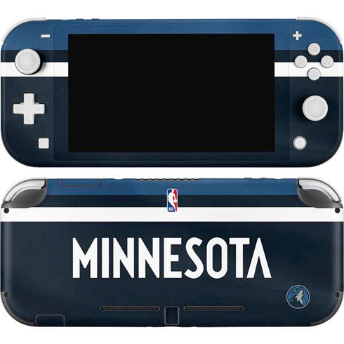 NBA Minnesota Timberwolves Jersey Nintendo Switch Lite Skin