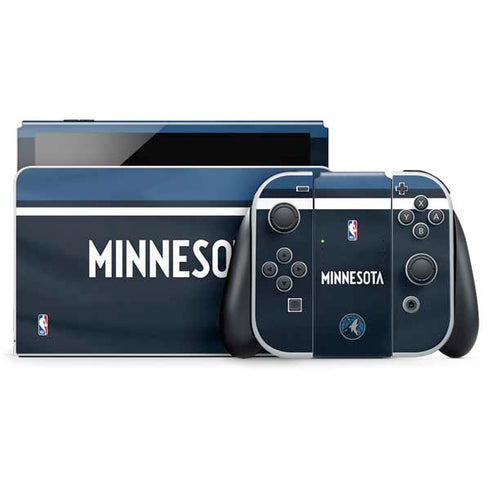 NBA Minnesota Timberwolves Jersey Nintendo Skins