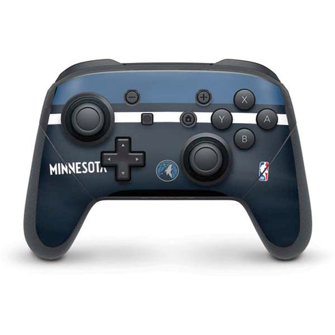 NBA Minnesota Timberwolves Jersey Nintendo Switch Pro Controller Skin