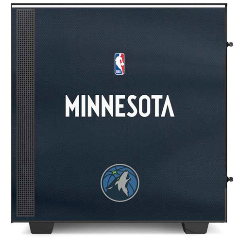 NBA Minnesota Timberwolves Jersey NZXT H510 Compact ATX Mid-Tower Case Skin