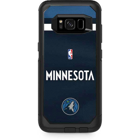 NBA Minnesota Timberwolves Jersey Otterbox Commuter Galaxy Skin
