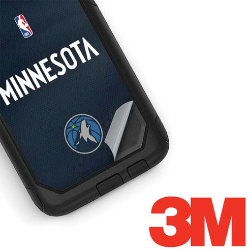 NBA Minnesota Timberwolves Jersey Otterbox Commuter Galaxy Skin