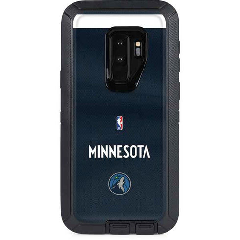 NBA Minnesota Timberwolves Jersey Otterbox Defender Galaxy Skin