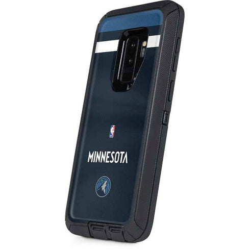 NBA Minnesota Timberwolves Jersey Otterbox Defender Galaxy Skin