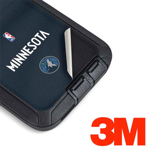 NBA Minnesota Timberwolves Jersey Otterbox Defender Galaxy Skin