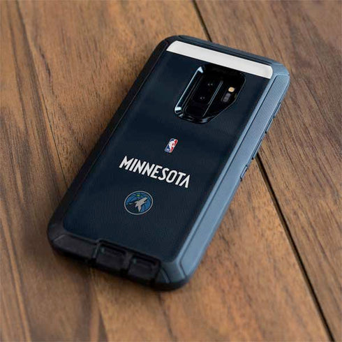 NBA Minnesota Timberwolves Jersey Otterbox Defender Galaxy Skin