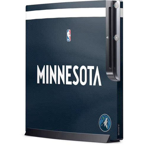 NBA Minnesota Timberwolves Jersey Playstation 3 & PS3 Slim Skin