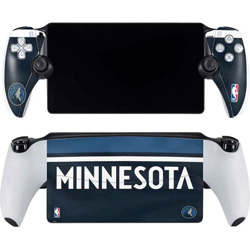 NBA Minnesota Timberwolves Jersey PlayStation Portal Remote Player Skin