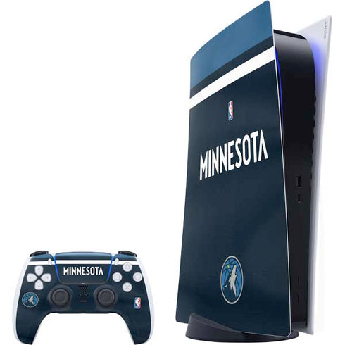 NBA Minnesota Timberwolves Jersey PlayStation PS5 Skins