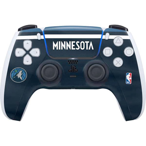 NBA Minnesota Timberwolves Jersey PS5 Controller Skin