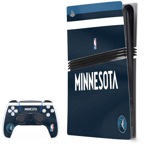 NBA Minnesota Timberwolves Jersey PS5 Pro Bundle Skin