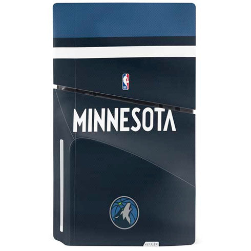 NBA Minnesota Timberwolves Jersey PS5 Slim Disk Bundle Skin