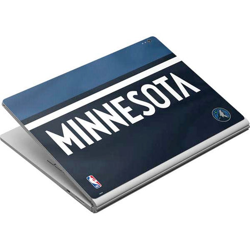 NBA Minnesota Timberwolves Jersey Surface Book Skin