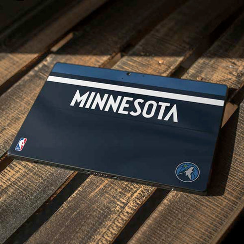 NBA Minnesota Timberwolves Jersey Surface Pro 7 Skin